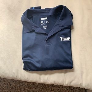 Nike men’s polo dri fit Tennessee Titans